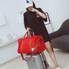 Fashion Custom Logo Luggage Gym Bag Oxford Sports Handbag Travel Duffel Bags with Shoes Compartment