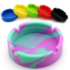 Tabacco Promotional Gift Night Glow Silicone Fire Resistent Rubber Ashtray