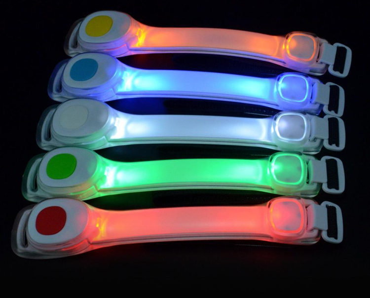 Flashing Led Armband Night Sports Running Lights Reflective Safety Running Armband Cycling Armband