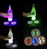 LED Coaster Light Up Coasters LED Bottle Lights,RGB Bottle Glorifier, LED Sticker Coaster for Drinks