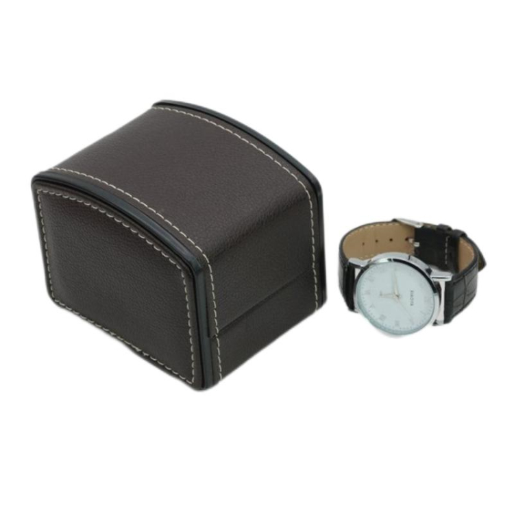 Luxury big leather gift storage box engagement jewelry ring bracelet necklace watch container leather tissue packaging boxes