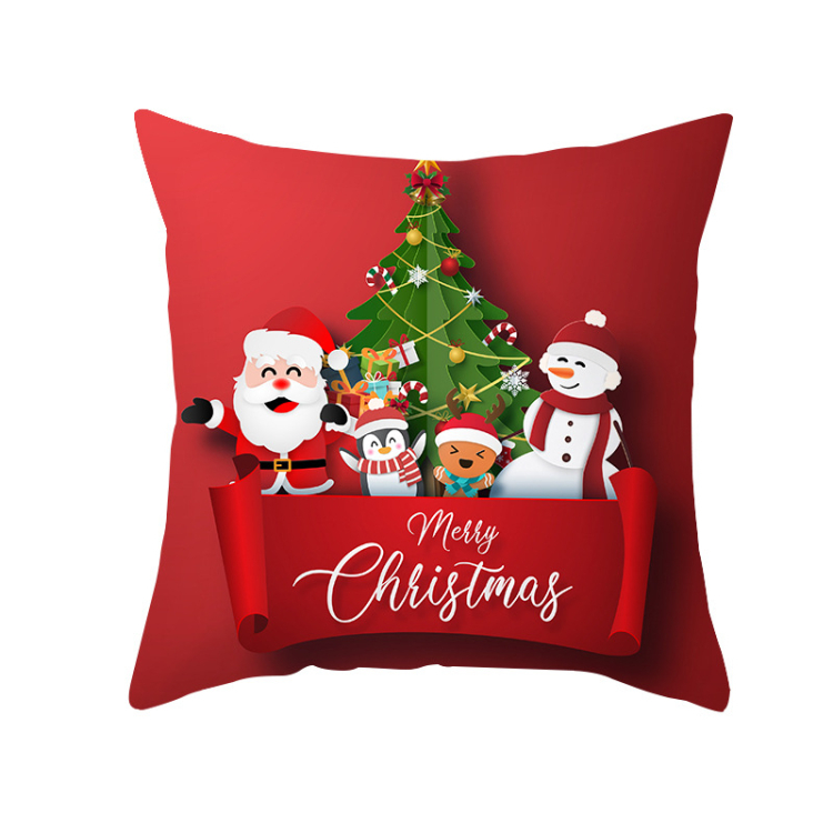 Christmas Promotional Gift Home Decoration Pillow Cover Pillowcases