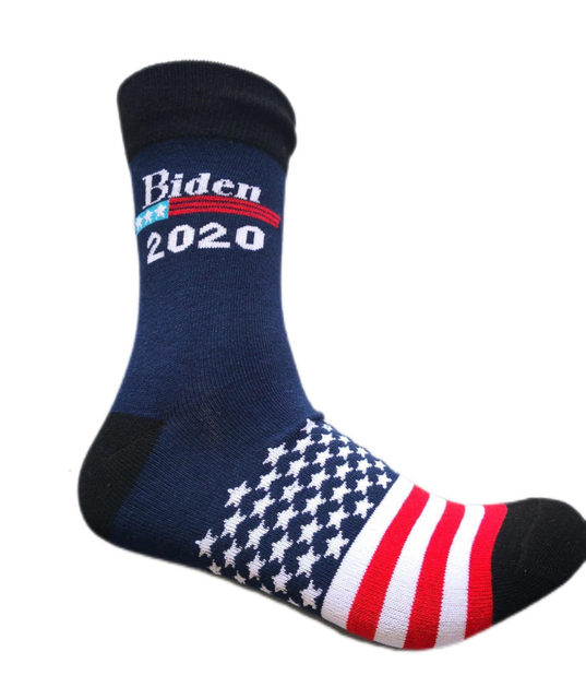 American Presidential Election Campaign Material Promotional Giveawawys Gift Cotton Socks with candidate name jaquard 