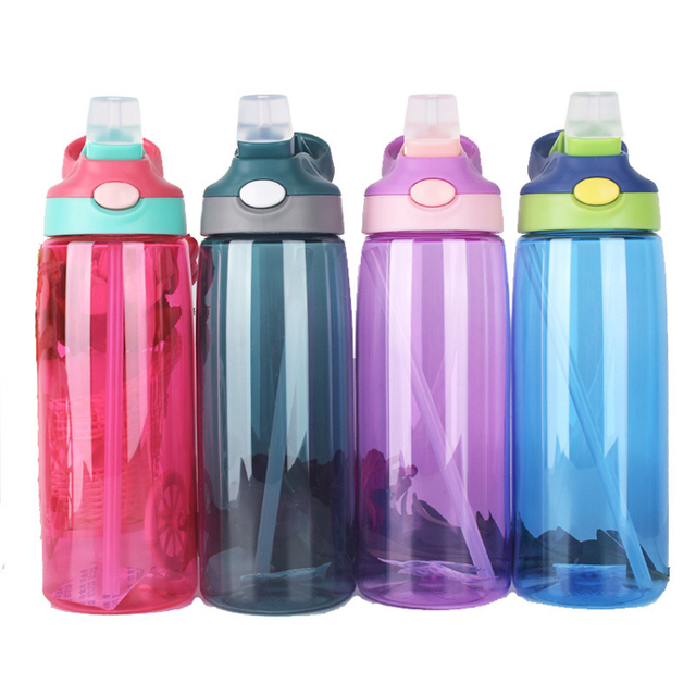 BPA FREE Tritan Sports Water Bottle with straw