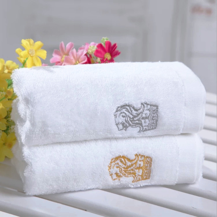 Sheraton Hotel Logo Embroidery Velour Towel