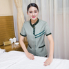 Fashion Hotel Clothes Unisex Cleaner Tunic and Pant Housekeeping Restaurant receptionist Staff Scrubs Uniforms