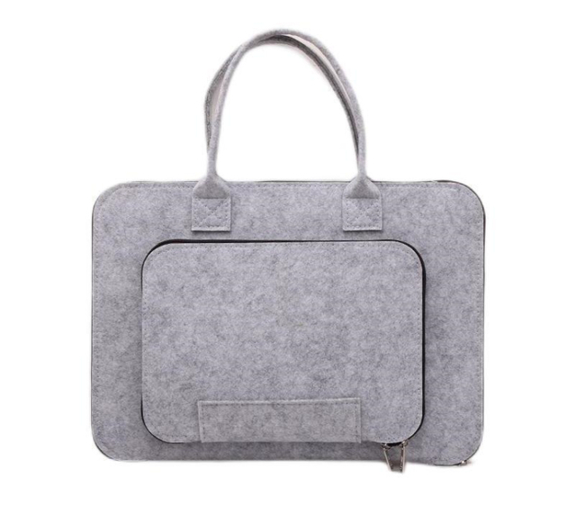 Custom logo travel computer bags 14 inch laptop Felt Computer Bag
