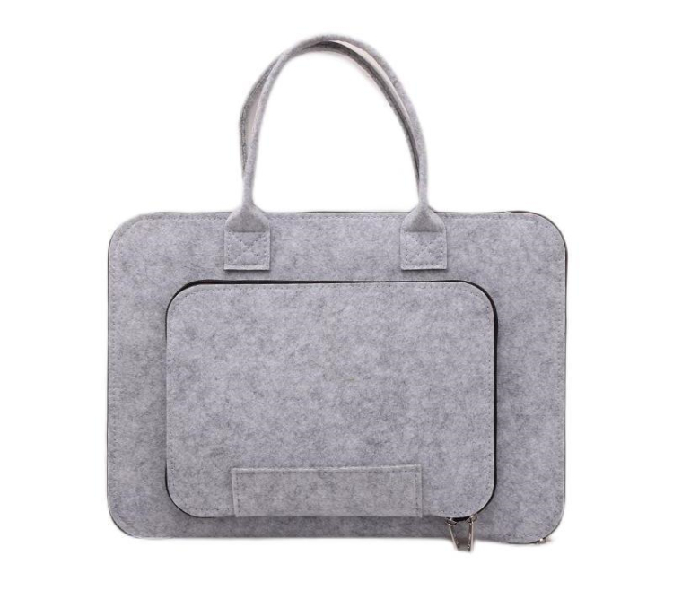 Custom logo travel computer bags 14 inch laptop Felt Computer Bag