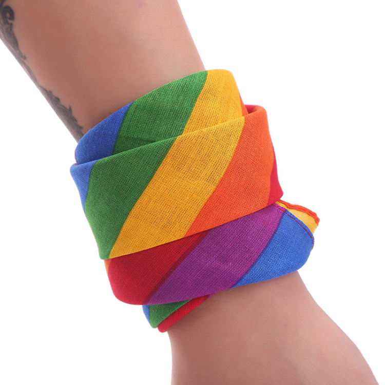 Rainbow Handkerchief Bandanas