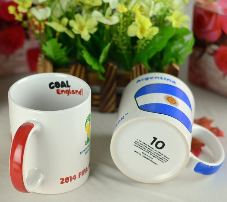 FIFA World Cup Football Team Gift Ceramic Coffee Cup