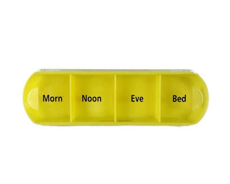 7 day 28 case colored pill box organizer in PU leather bag Weekly Large Travel Pill Organizer 4 Times a Day