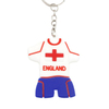 FIFA World Cup Football Game Promotional Giveaways Team PVC Rubber Football Keychain