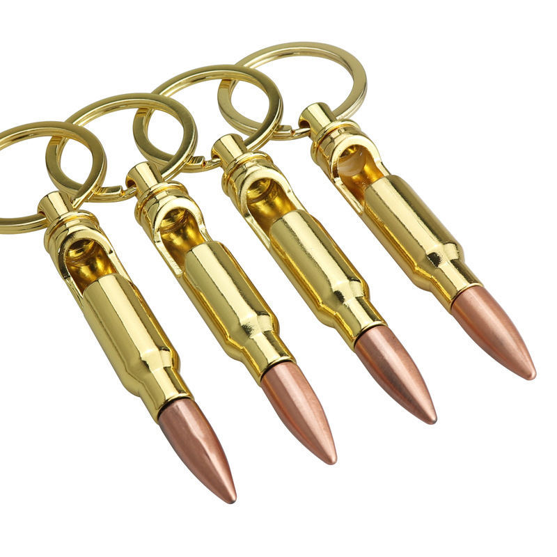 Bullet Shape Bottle Beer Can Opener Custom logo Beer Bottle Opener keychain