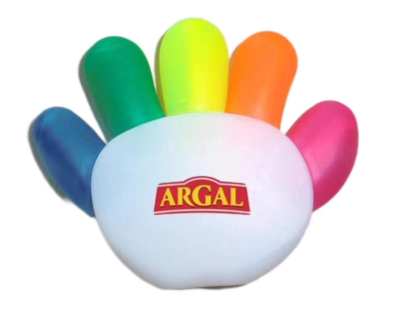 Palm-shaped highlighter mark highlighters stationery set whosale highlighter for kids