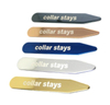 Shirt Logo Laser Engraved Brass Stainless Steel Metal Collar Stay