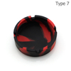 Tabacco Promotional Gift Night Glow Silicone Fire Resistent Rubber Ashtray