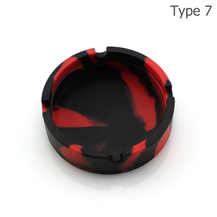 Tabacco Promotional Gift Night Glow Silicone Fire Resistent Rubber Ashtray