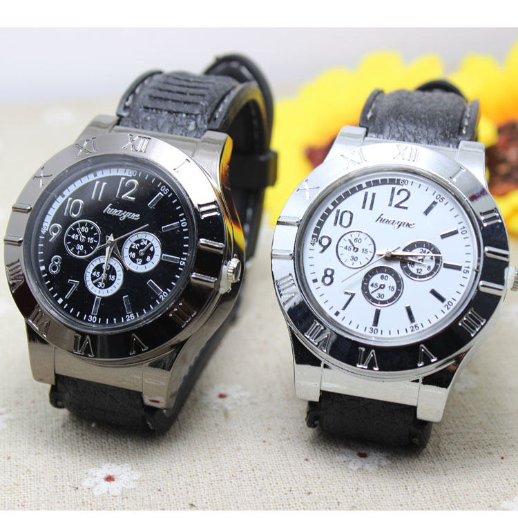 Military USB Charging Lighter Watch Flameless Windproof Cigarette Lighters Rechargeable Electronic Sports Men Watches No Gas
