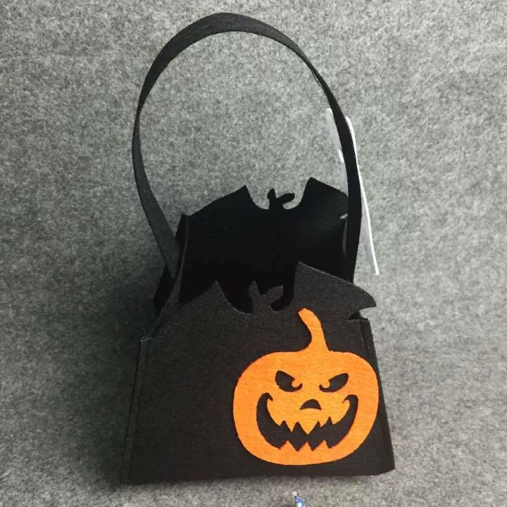 Witch Ghost Pumpkin Gift Halloween Party Cartoon Gift Felt Candy Bags