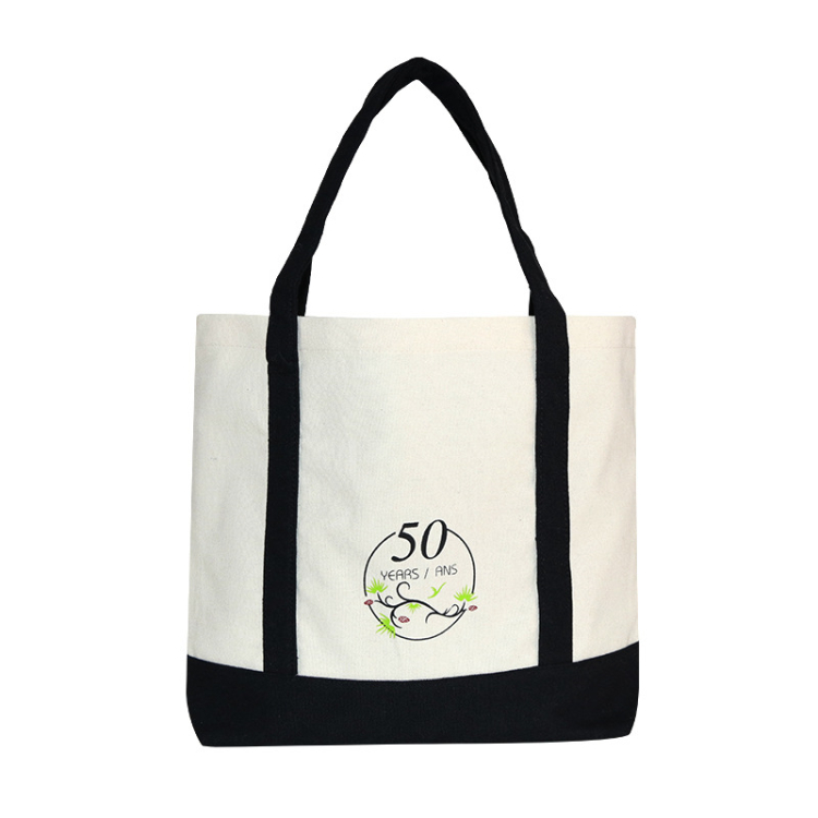Hot Sale Eco Friendly Reusable Designer Cloth Canvas Cotton Shopping Tote Bag With Custom Logo Printed