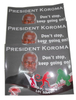 African Political Presidential Election Campain Propaganda Custom Printing Advertising Poster