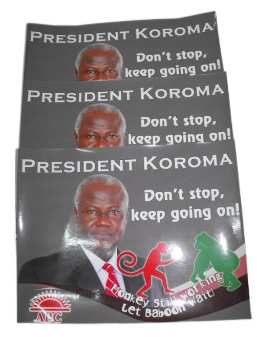 African Political Presidential Election Campain Propaganda Custom Printing Advertising Poster