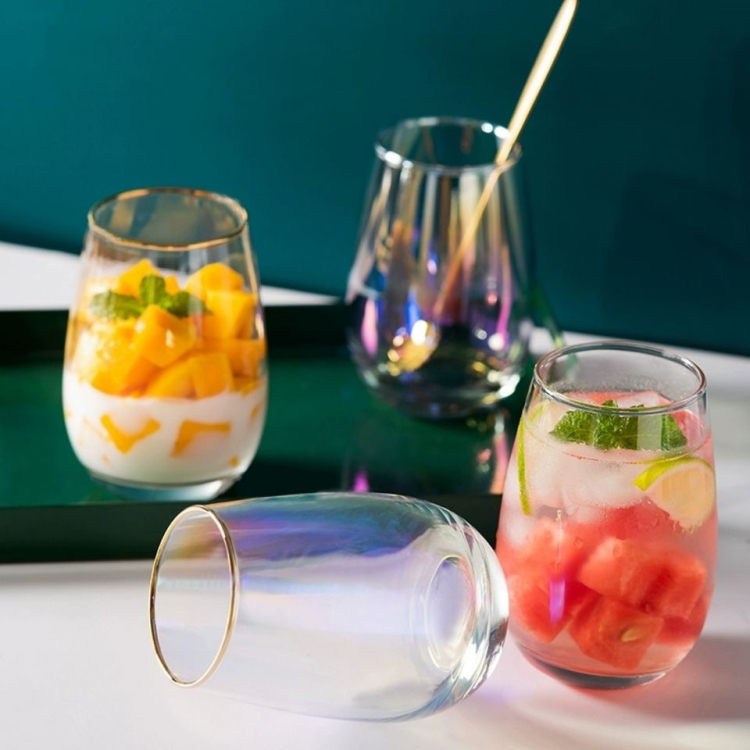Egg Shape Glass Cup