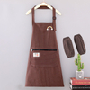 Custom Chef Waiter Apron Cooking Apron Oversleeves Set