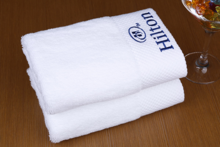 Hilton Hotel Logo Gift Towel and Bath Gown