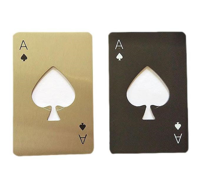Creative Gift Metal Playing Card Creative Bottle Opener