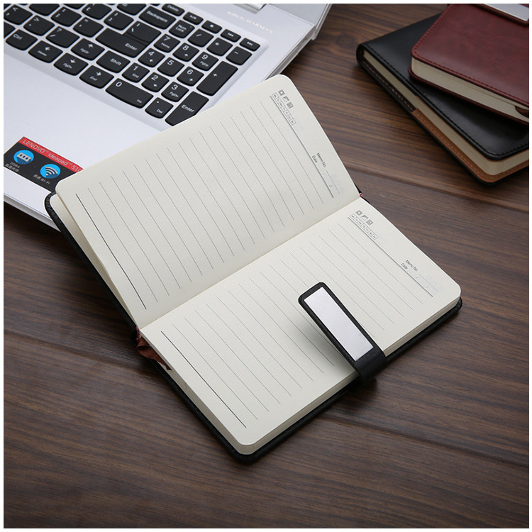 Custom Logo Business Gift Leather Notebook Wallet Keyring Set