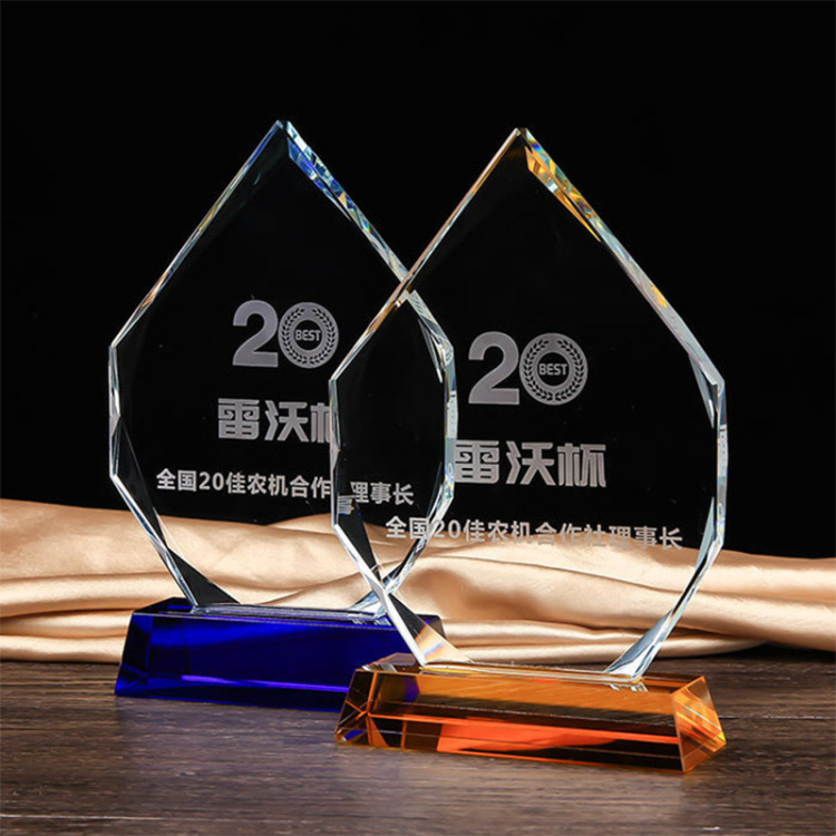 School Company Anniversary Meeting Gift Crystal Trophy Souvenir