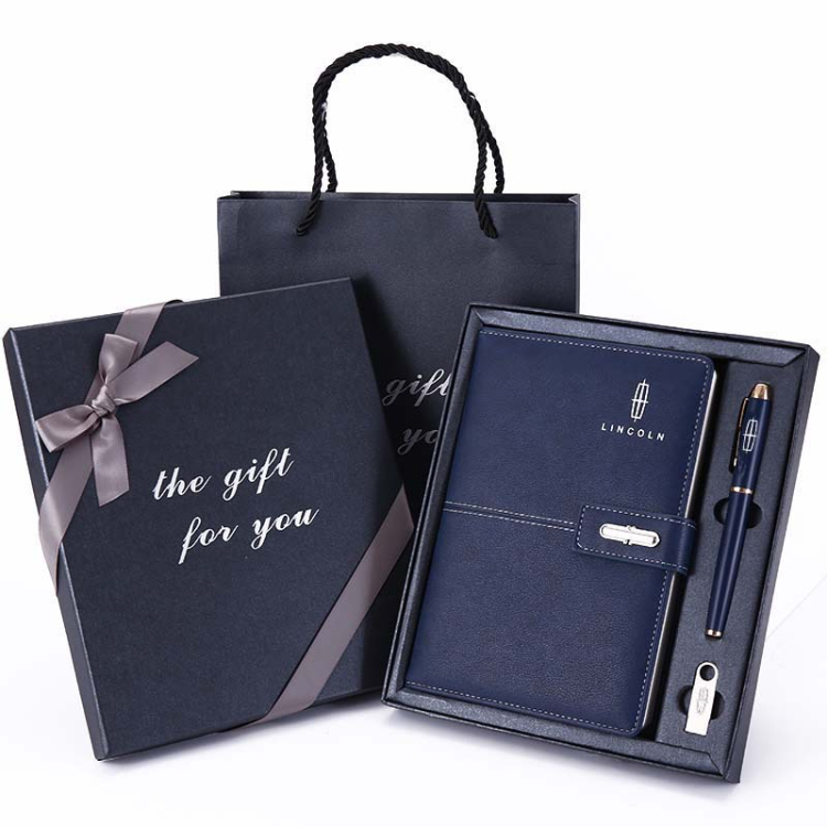 Car Marketing Events Gift Set Notebook Pen USB Gift Set with gift bags