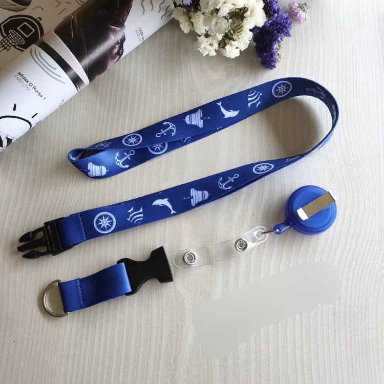 Customized Logo Printing Adjustable Safety Bucket Lanyard