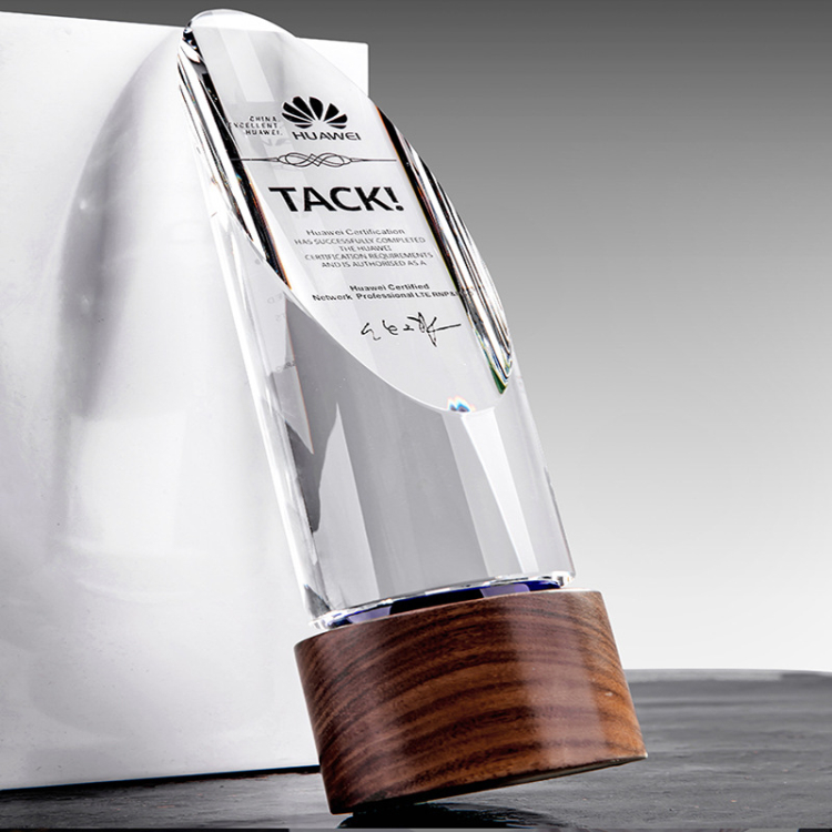 Corporate Gift Luxury K9 Crystal Madal Trophy