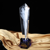 New Colorful Glaze Trophy Company Annual Crystal Award