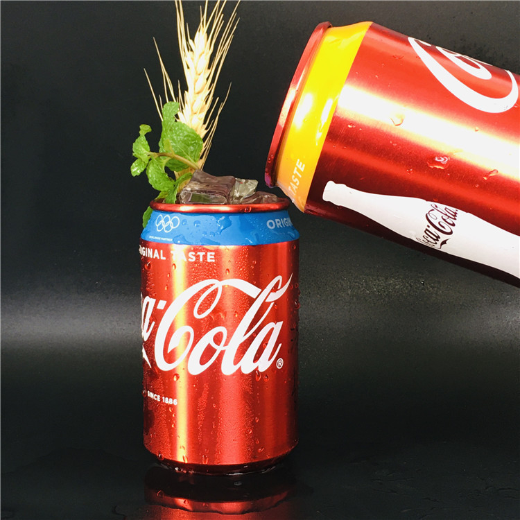 Aluminum Can with Cover Beer Drink Cup
