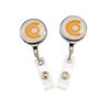 Custom Metal id Badge Reel with Custom Logo