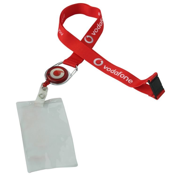 Customized Logo Printing Adjustable Safety Bucket Lanyard