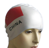 High Quality Country Flag Swimming Hat Custom logo Silicone Swimming Caps