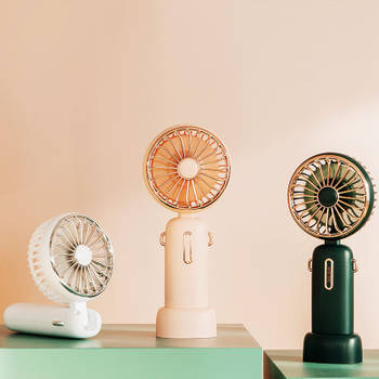 Gift Portable Folding 4800mAh Mini Handheld Fan Rechargeable Battery portable fans mini usb Lash Fan For Stylish Girl Women Men