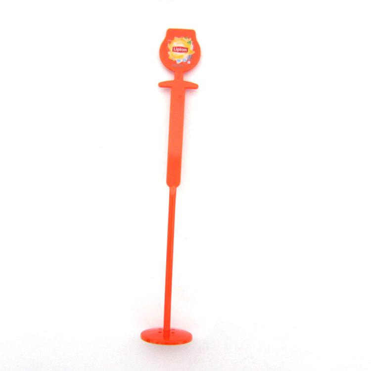 Custom Logo Plastic Swizzle Stick Stirring Rod