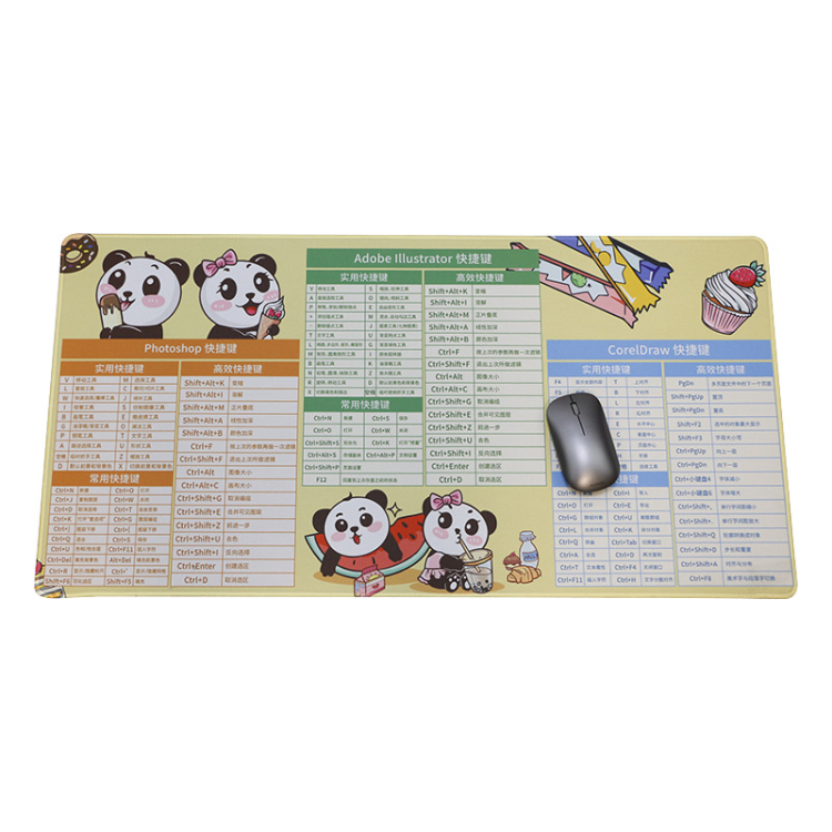 Wholesale Sublimation Custom Design Mousepad White Printed Non Slip Eco Friendly Gaming Natural Rubber Mouse Pads