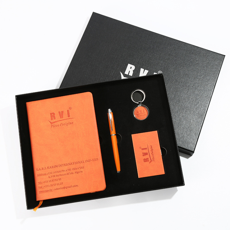 Customized Journal Notebook Pen Spiral Daily Journal Planner Notebook Gift Box Stationery Set Gifts 