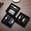 Popular Classic Leather Pen Keyring Business Card Box Set