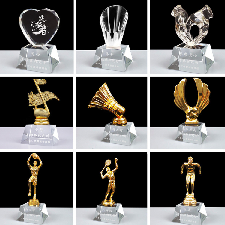 Customized Top Quality Jade Glass Award Crystal Plaque Trophy For Business Gift and school