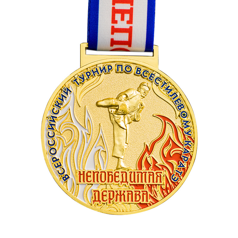 Cheap Design Your Own Blank Zinc Alloy 3D Gold Award Marathon Running Custom Metal Sport Medal
