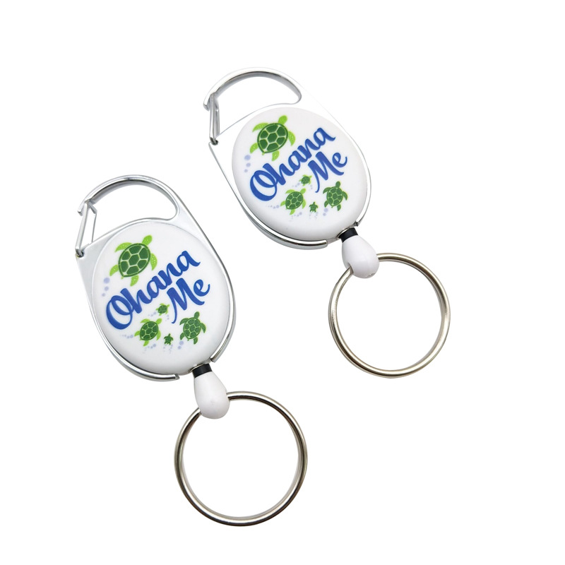 Custom Badge Holder Retractable Key Holder Badge Reel Name Badge Holders ID Card Clip