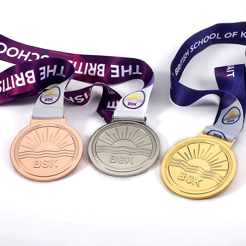Cheap Design Your Own Blank Zinc Alloy 3D Gold Award Marathon Running Custom Metal Sport Medal