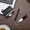 Economic Business Gift Classic Name Card Box Keyring Pen Set